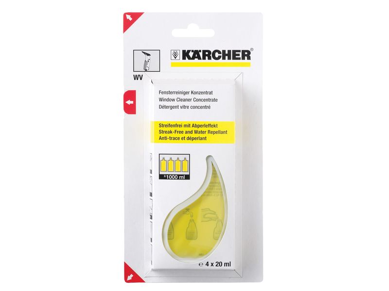 Karcher KAR62953020 Glass Cleaning Sachets (4x20ml)