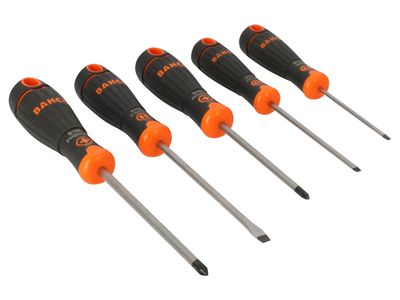 Bahco BAH219005 B219.005 BAHCOFIT Screwdriver Set, 5 Piece