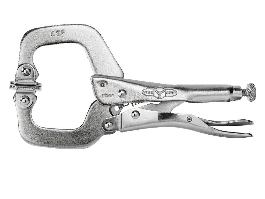 IRWIN Vise-Grip VIS6SP 6SP Locking C-Clamp Swivel Pad 150mm (6in)