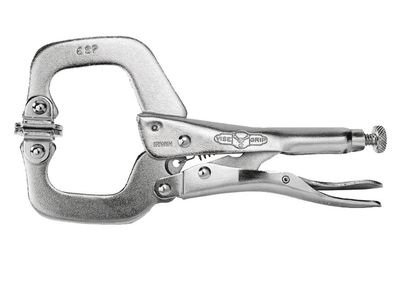 IRWIN Vise-Grip VIS6SP 6SP Locking C-Clamp Swivel Pad 150mm (6in)