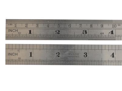 Fisher FIS12424 F124ME Steel Rule 600mm / 24in