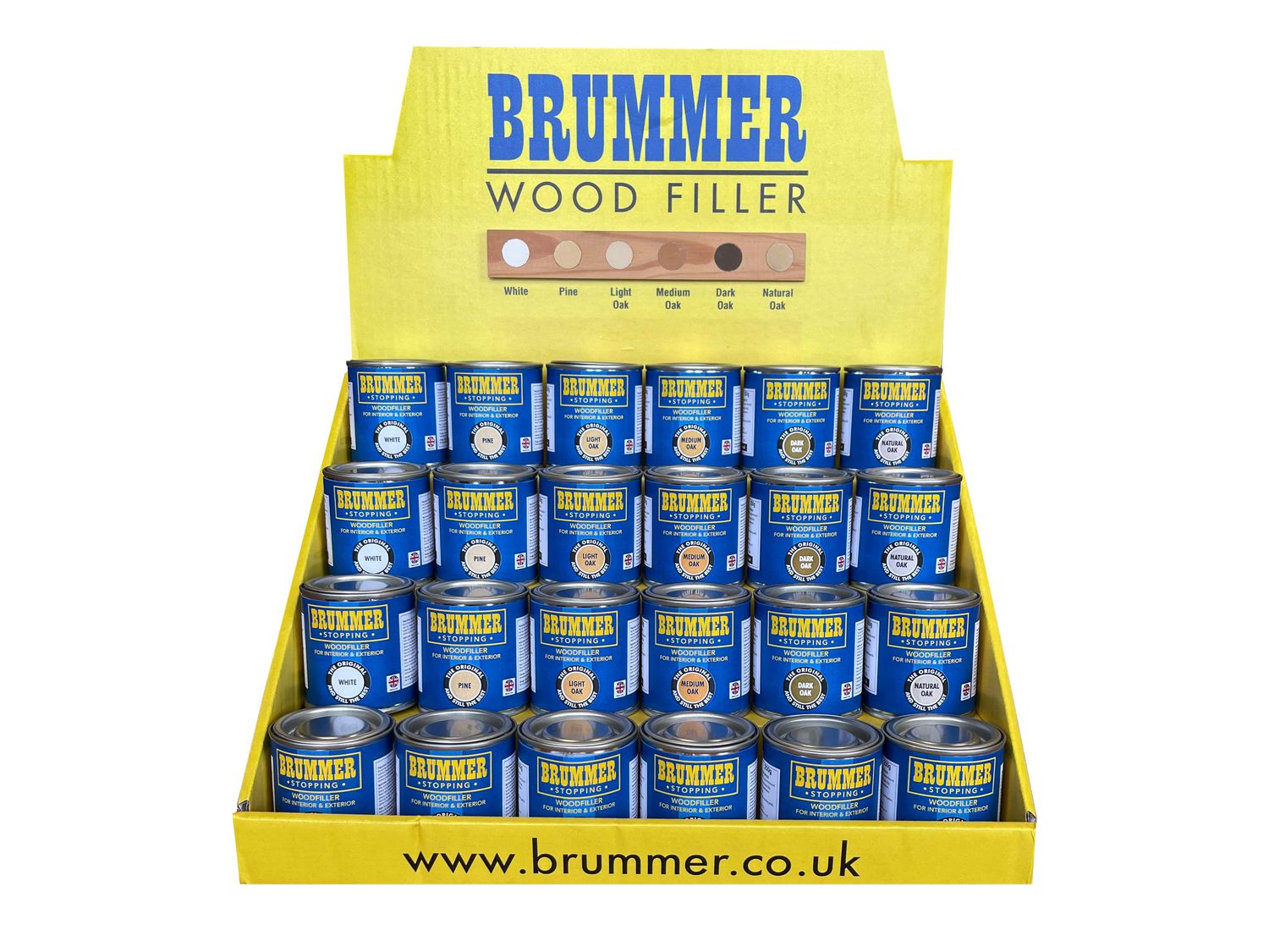 Brummer BRUBM500 Wood Filler Counter Display Unit