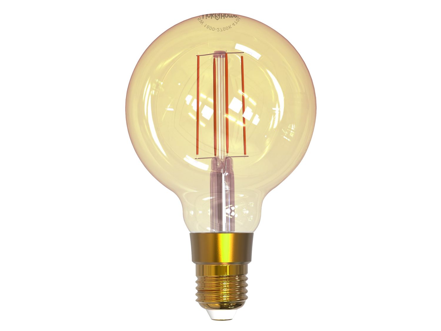 Link2Home LTHFE27L6W Wi-Fi LED ES (E27) Balloon Filament Dimmable Bulb, White 470 lm 5.5W
