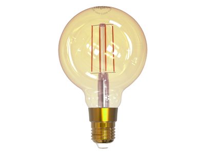 Link2Home LTHFE27L6W Wi-Fi LED ES (E27) Balloon Filament Dimmable Bulb, White 470 lm 5.5W