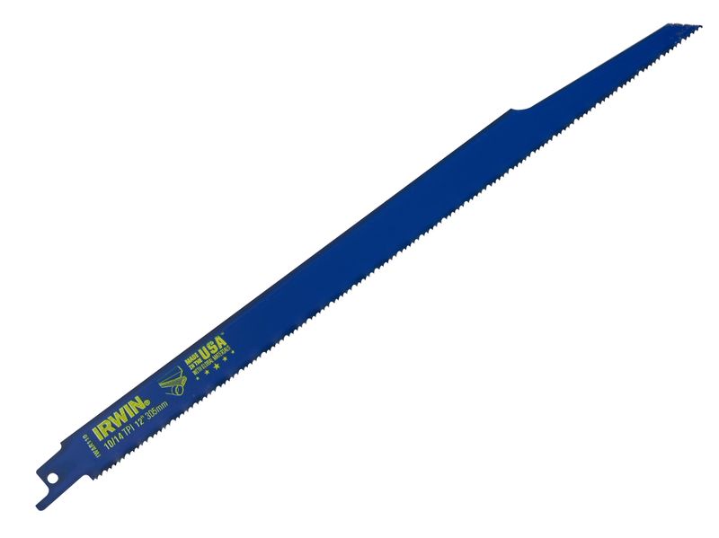 IRWIN IRW10504159 110R Sabre Saw Blade Metal &amp; Wood Cutting 300mm Pack of 5