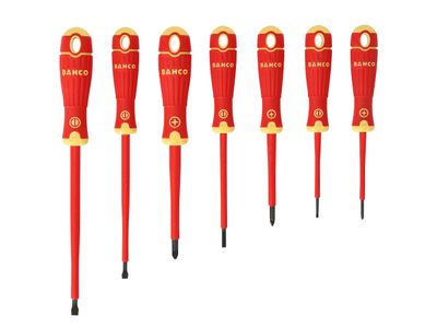Bahco BAH220017 B220.017 BAHCOFIT Insulated Screwdriver Set, 7 Piece