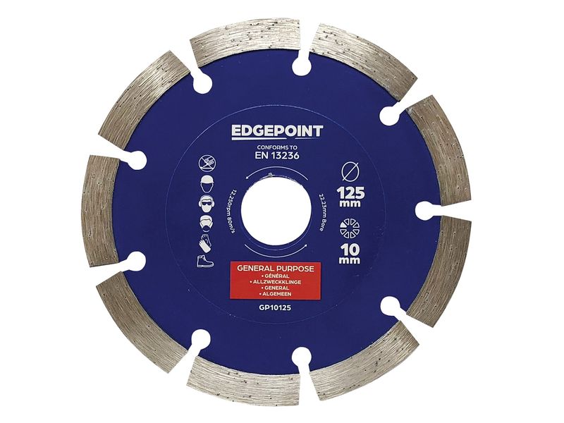 EdgePoint EDGDBGP10125 GP10125 General-Purpose Diamond Blade 125mm