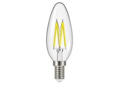 Energizer ENGS12867 LED SES (E14) Candle Filament Non-Dimmable Bulb, Warm White 250 lm 2.3W