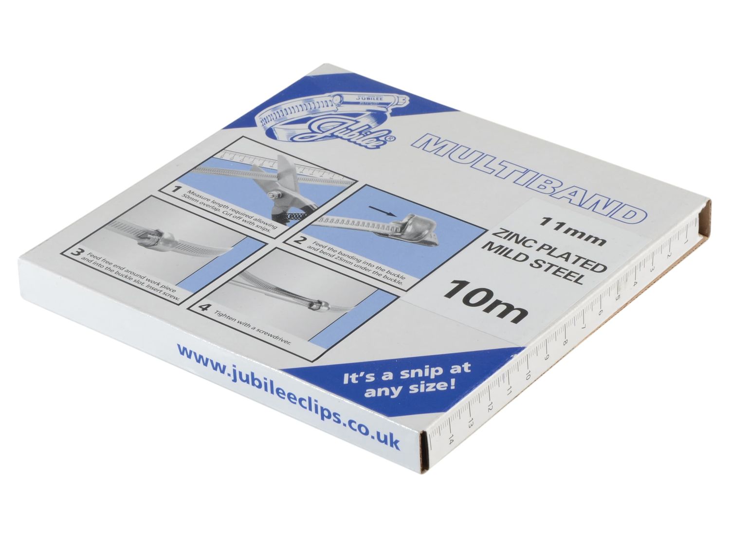 Jubilee JUB1701 Multiband Mild Steel 11mm 10m Pack