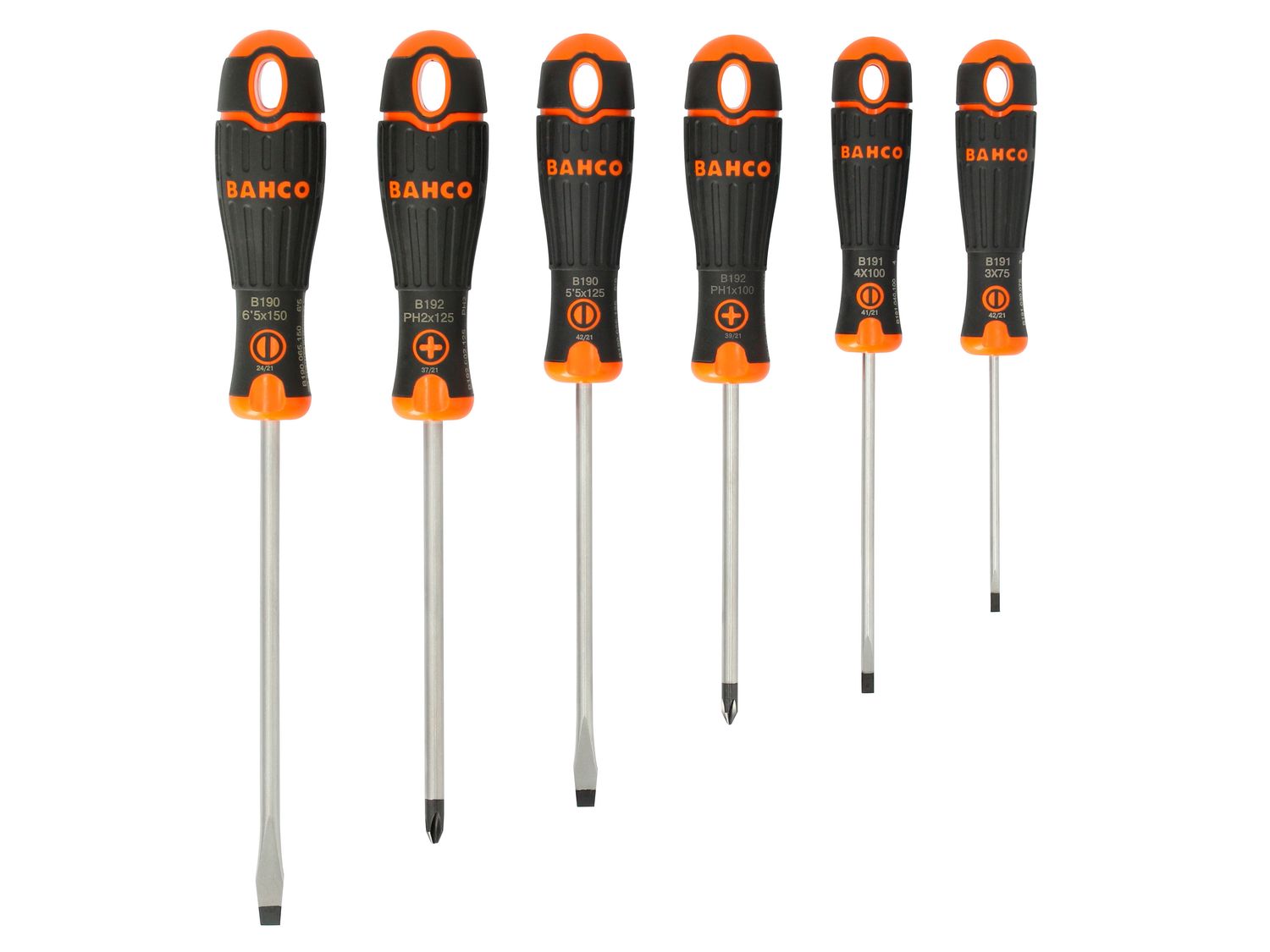 Bahco BAH219006 B219.006 BAHCOFIT Screwdriver Set, 6 Piece