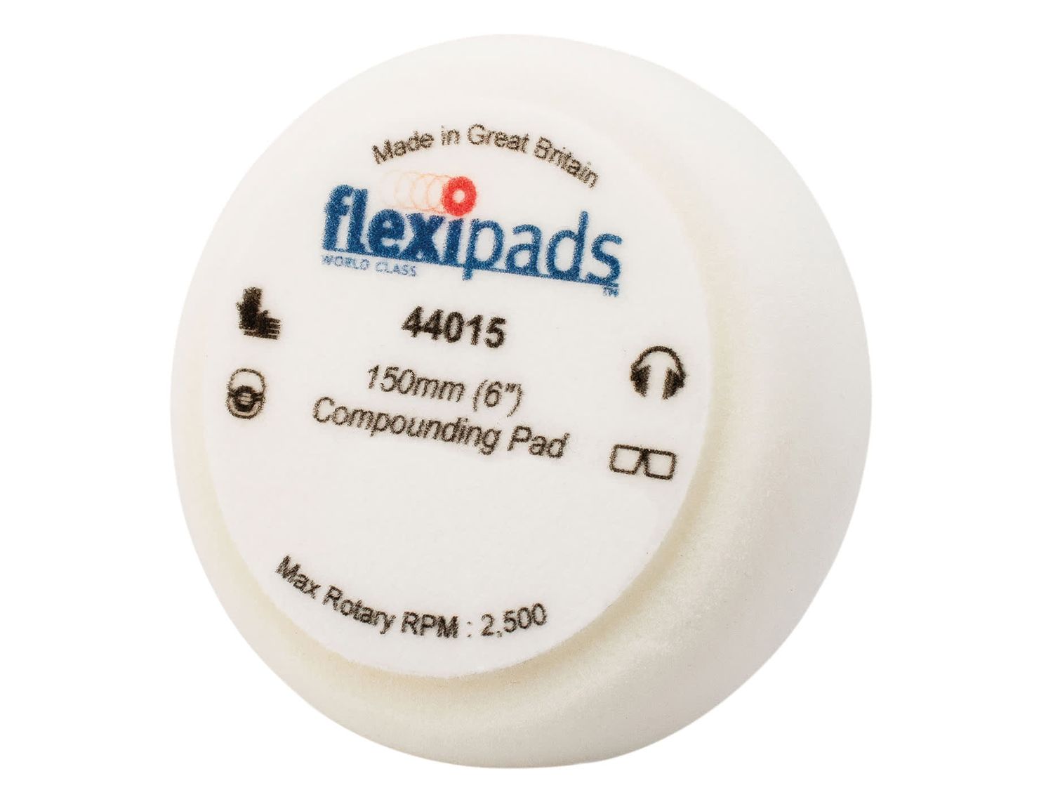 Flexipads World Class FLE44015 White Compounding Foam 150 x 50mm GRIP