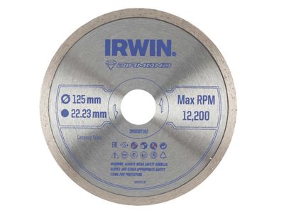 IRWIN IRWIW8087102 Continuous Rim Diamond Blade 125 x 22.23mm