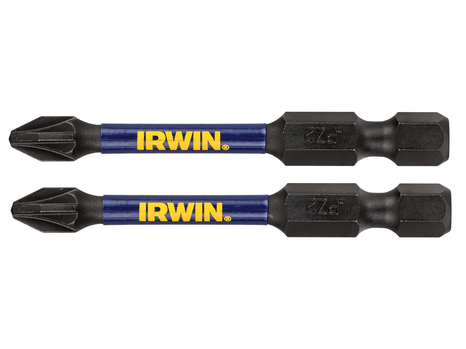 IRWIN IRWIW6061401 Impact Pro Performance Screwdriver Bits PZ2 57mm (Pack 2)