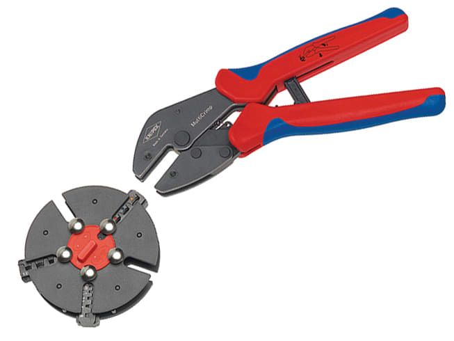 Knipex KPX973301 Multicrimp Pliers Set - 3 Quick Change Cartridges