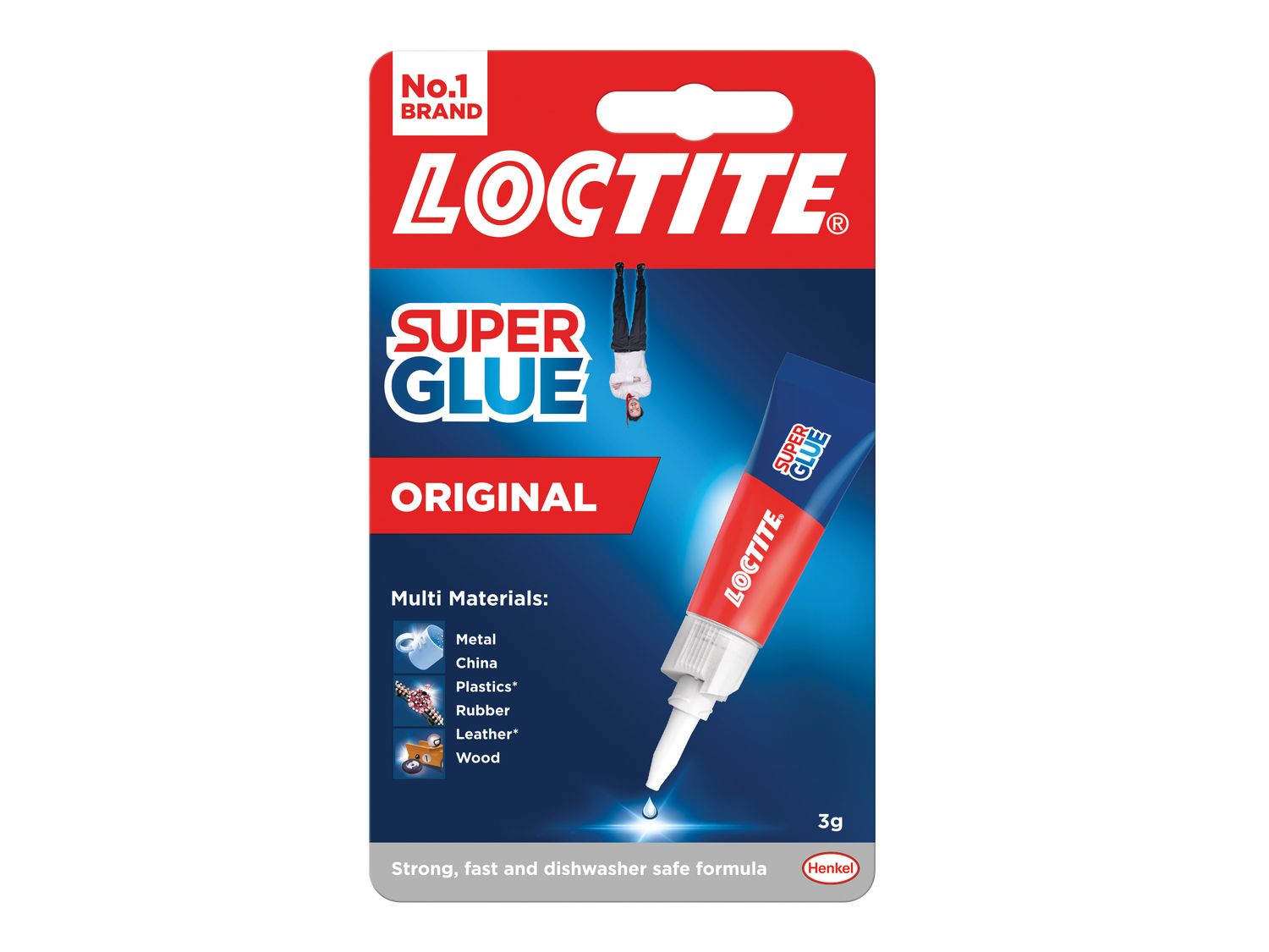 Loctite LOCSGLO3GNR Super Glue Original Tube 3g