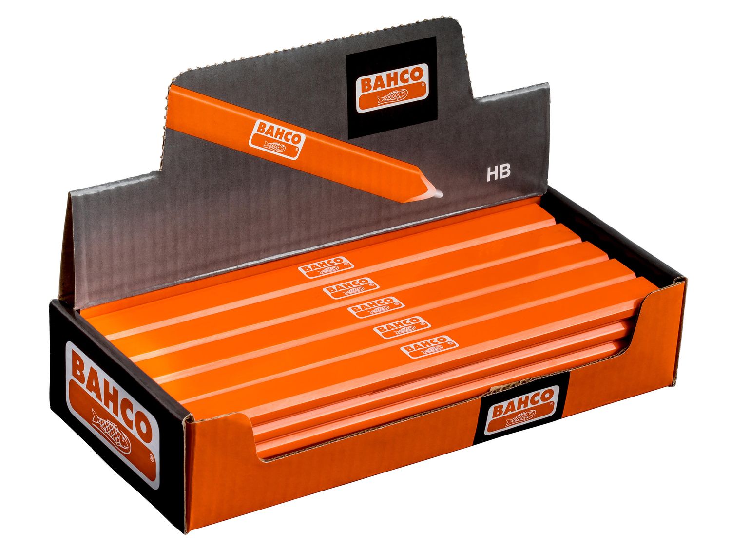 Bahco BAHPHB P-HB Grade Carpenter&#39;s Pencils (Box of 25)