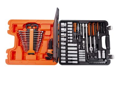 Bahco BAHS103 S103 1/4in &amp;1/2in Dynamic Drive Socket &amp; Spanner Set, 103 Piece