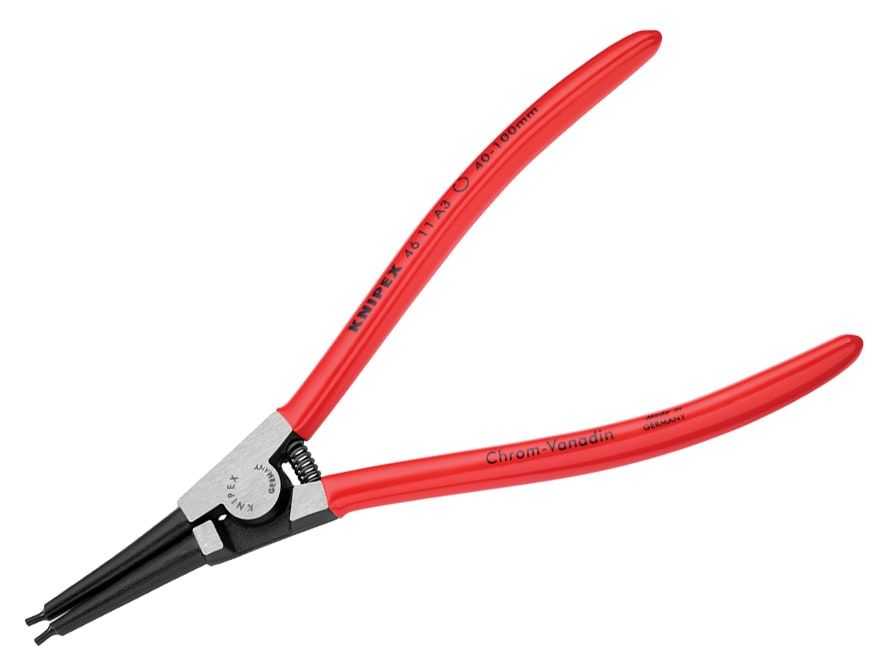Knipex KPX4611A3 Circlip Pliers External Straight 40 - 100mm A3
