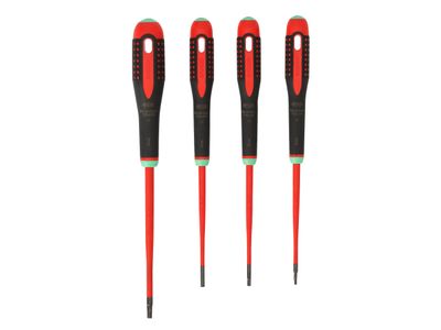 Bahco BAH9880SL BE-9880SL ERGO™ Slim VDE Insulated Screwdriver Set, 4 Piece