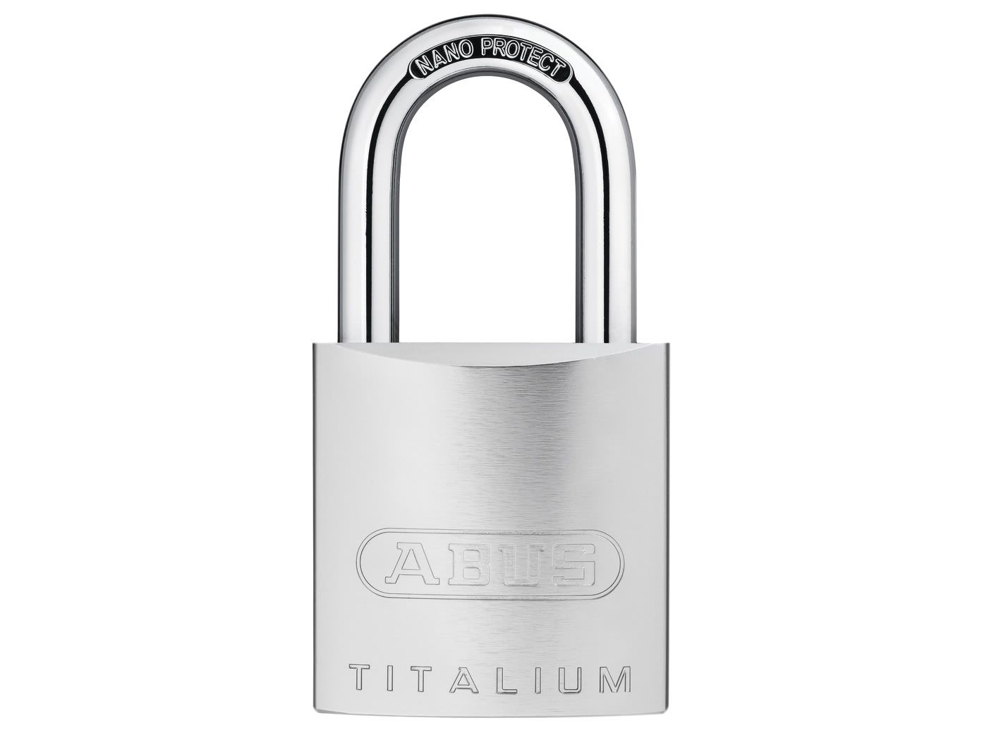 ABUS Mechanical ABU86TI45 86TI/45mm TITALIUM™ Padlock Without Cylinder