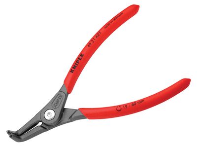 Knipex KPX4921A21 Precision Circlip Pliers External 90° Bent Tip 19-60mm A21