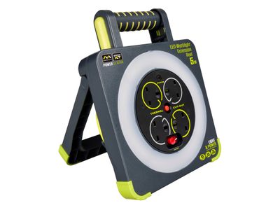 Masterplug MSTWLU05134 Work Light Cable Reel 240V 13A 4-Socket 5m
