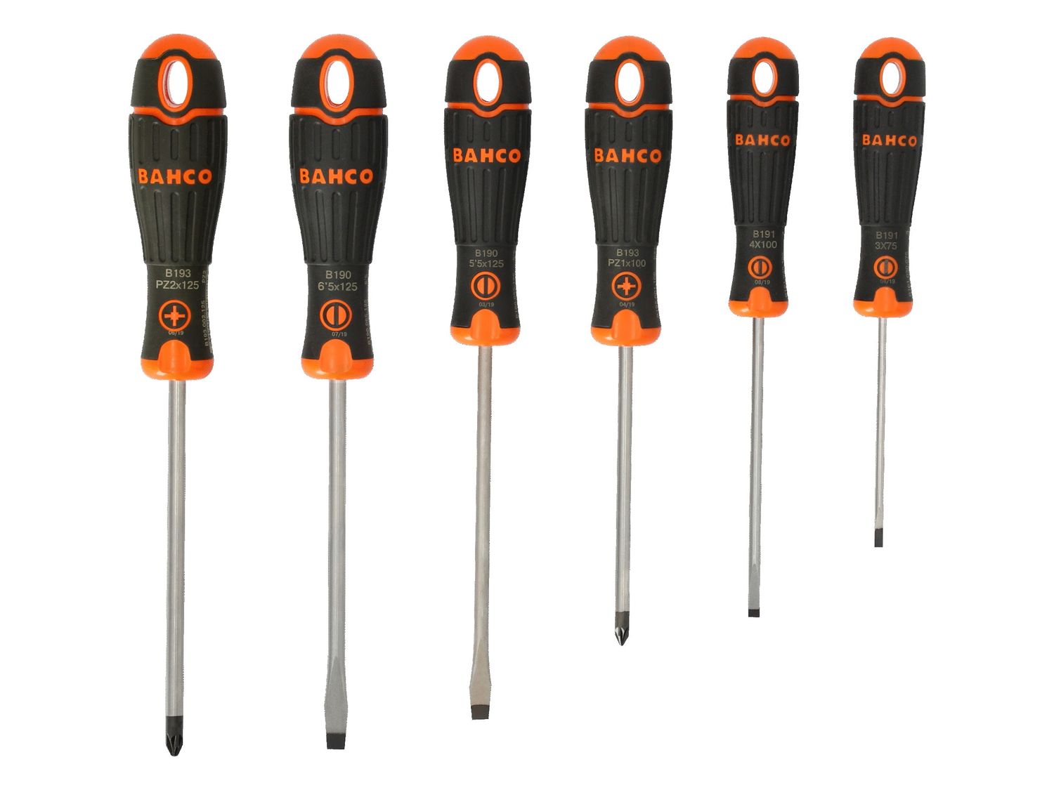 Bahco BAH219016 B219.016 BAHCOFIT Screwdriver Set, 6 Piece
