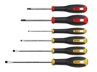 Hultafors HUL444405 Phillips &amp; Slotted Screwdriver Set, 6 Piece