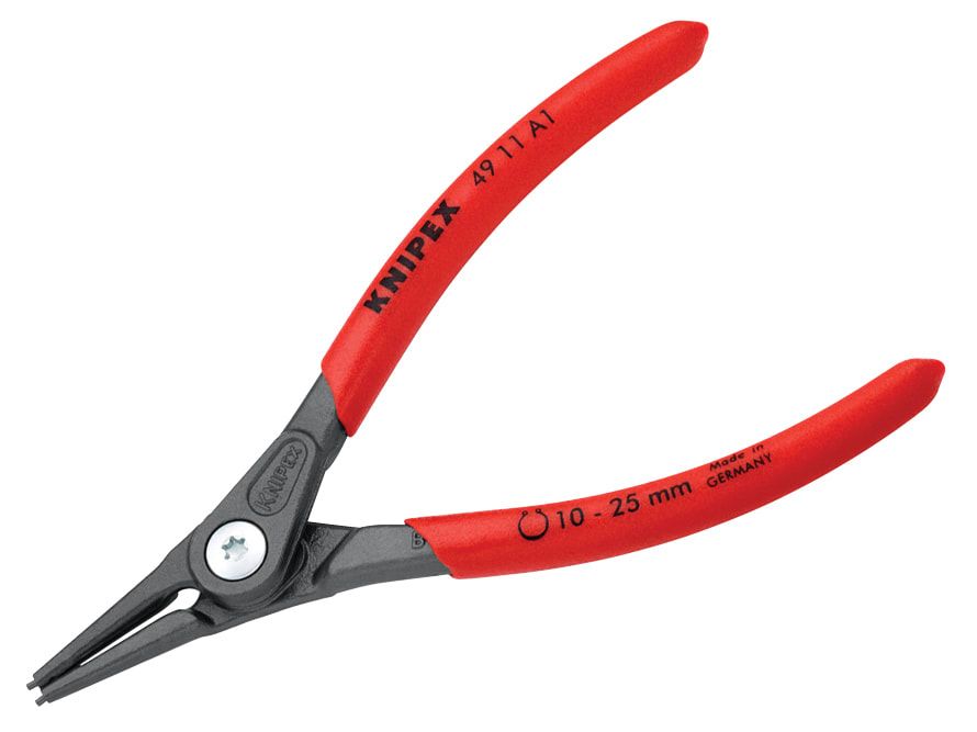 Knipex KPX4911A1 Precision Circlip Pliers External Straight 10-25mm A1