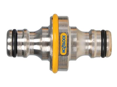 Hozelock HOZ2044 2044 Pro Metal Double Male Connector 12.5mm (1/2in)