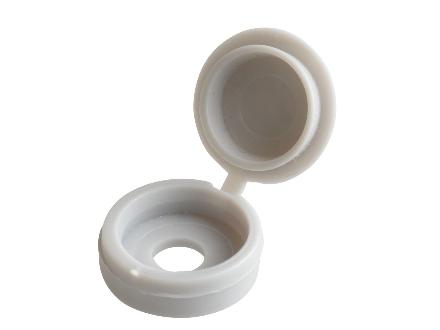 ForgeFix 100HCC10 Hinged Cover Cap Grey No.6-8 (100)