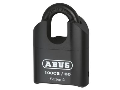 ABUS Mechanical ABU19060CSC 190/60 60mm Heavy-Duty Combination Padlock Closed Shackle (4-Digit) Carded
