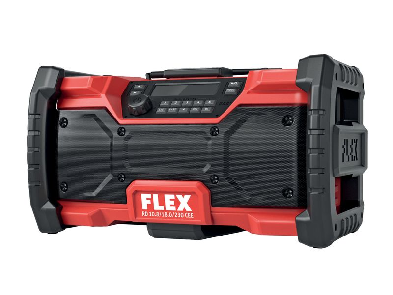 Flex Power Tools FLXRD1018N RD 10.8/18.0/230 Cordless Radio 240V &amp; Li-ion Bare Unit