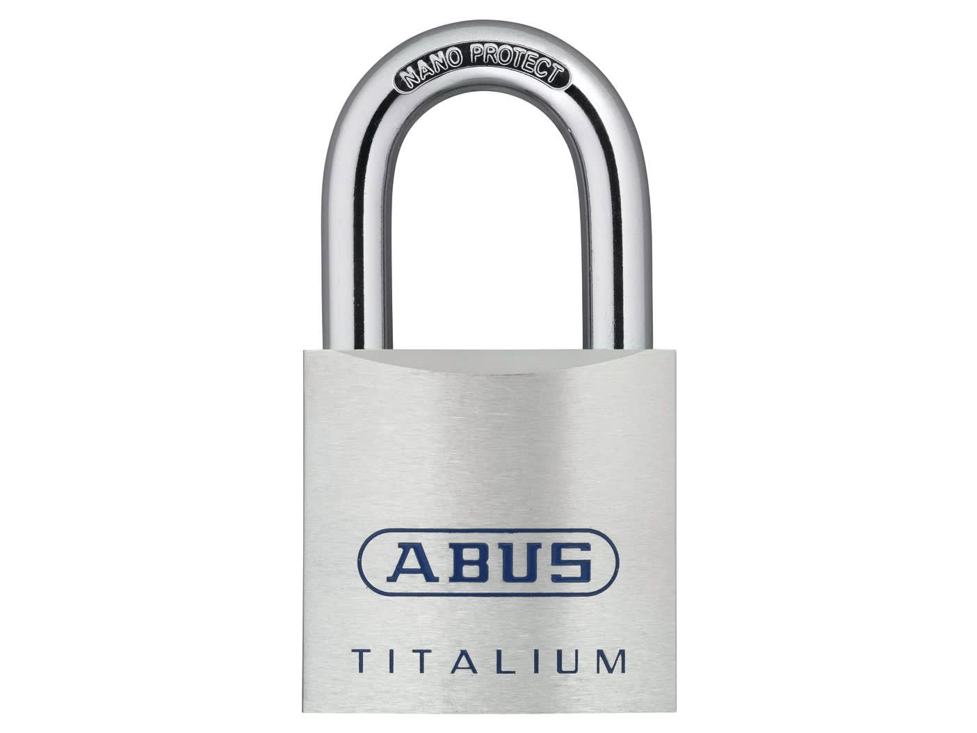 ABUS Mechanical ABUKA26945 80TI/60mm TITALIUM™ Padlock Keyed Alike KA8011