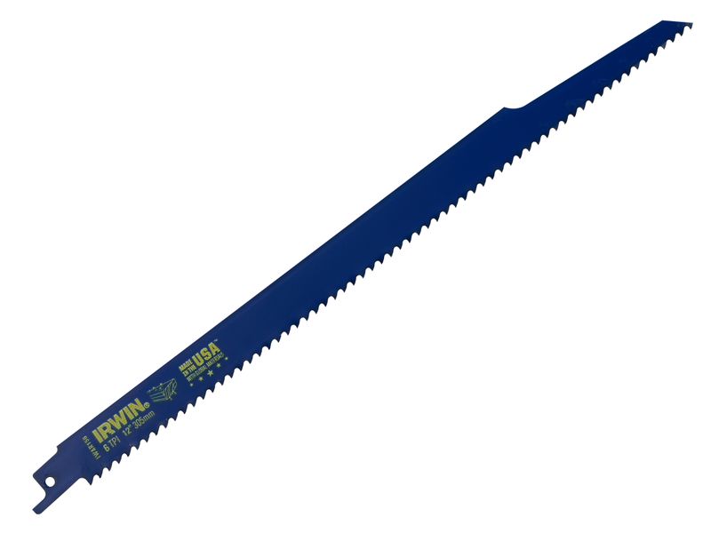 IRWIN IRW10504160 156R Sabre Saw Blade Nail Embedded Wood Cutting 300mm Pack of 5