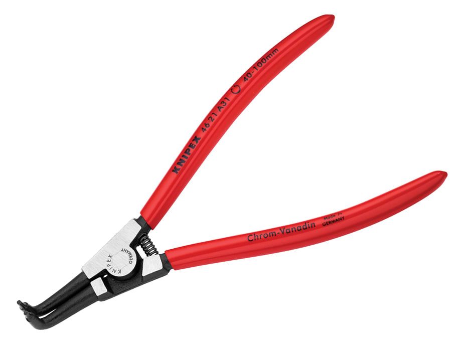 Knipex KPX4621A31 Circlip Pliers External 90° Bent Tip 40 - 100mm A31