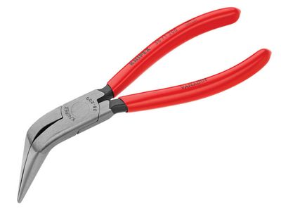 Knipex KPX3871200 Mechanic&#39;s Bent Nose Pliers 200mm