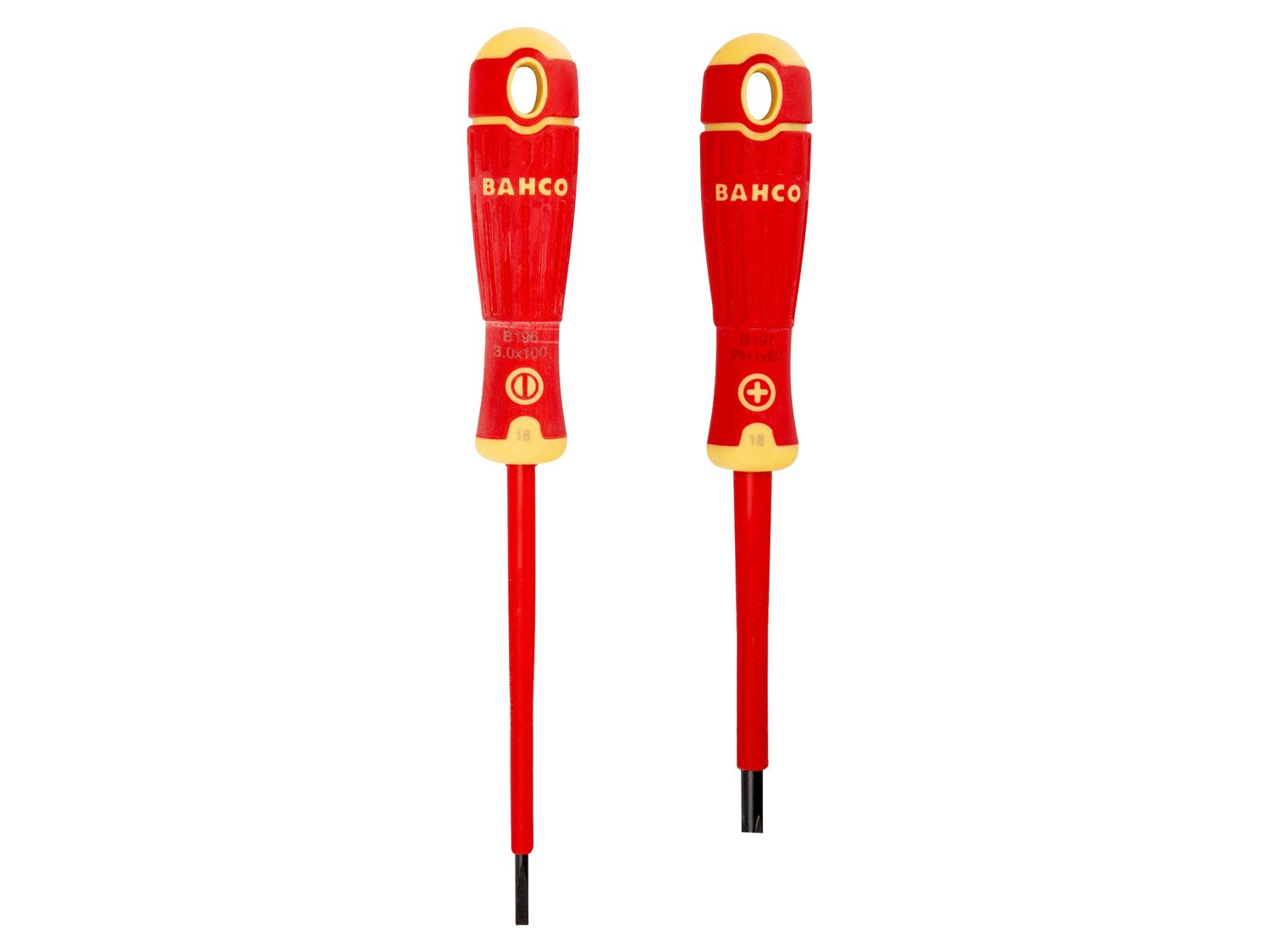 Bahco BAHB220002 B220.002 BAHCOFIT Insulated Screwdriver Set, 2 Piece
