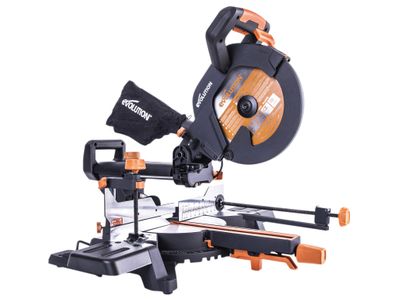 Evolution R255SMS+ 2,000w Pro Multi-Material 255mm Sliding Mitre Saw 240v