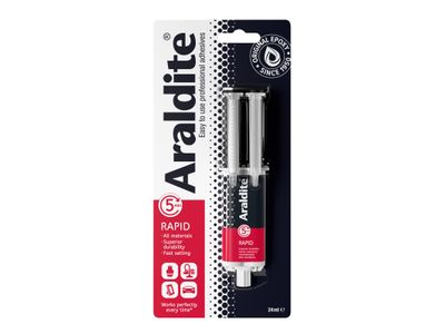 Araldite ARA400007 Rapid Epoxy Syringe 24ml
