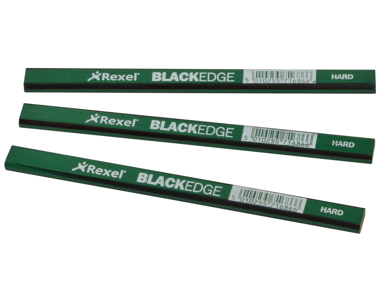 Blackedge BLAG Carpenter&#39;s Pencils - Green / Hard (Card 12)