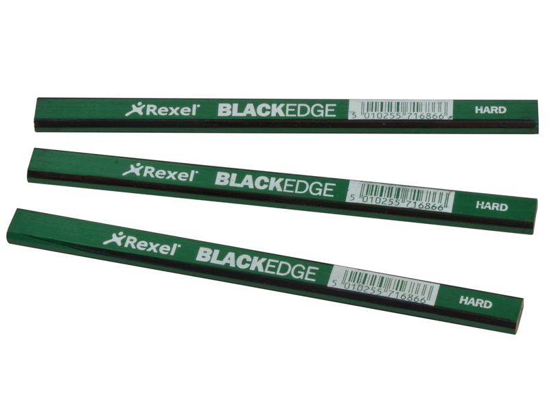 Blackedge BLAG Carpenter's Pencils - Green / Hard (Card 12)