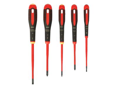 Bahco BAH9881SL BE-9881SL ERGO™ Slim VDE Insulated Screwdriver Set, 5 Piece