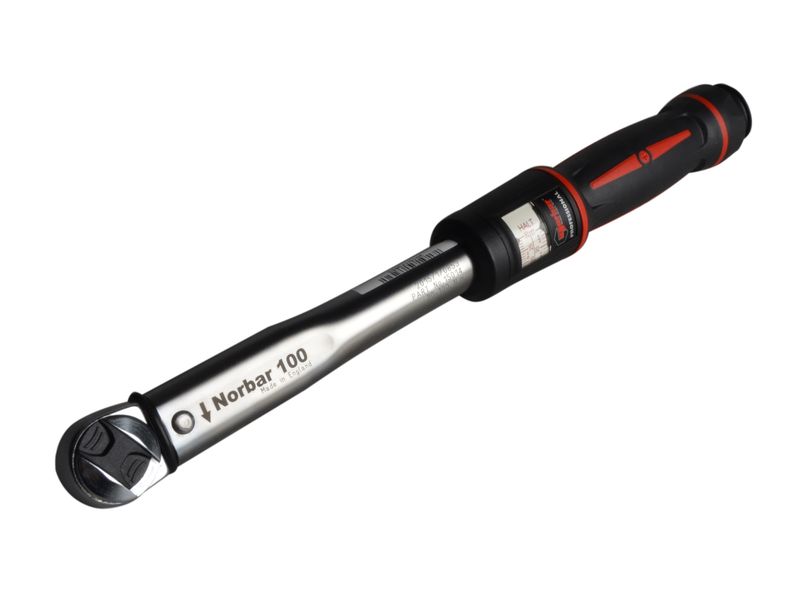 Norbar NOR15015 Pro 100 Adjustable Reversible Automotive Torque Wrench 1/2in Drive 20-100Nm