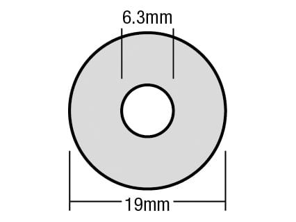 ForgeFix FORTFW1963 TechFast Bonded EPDM Washer 6.3 x 19mm Box 100