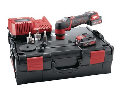 Flex Power Tools FLXPXE80M PXE 80 10.8-EC/2.5 Spot Polisher &amp; Accessories 10.8V 2 x 2.5Ah Li-ion