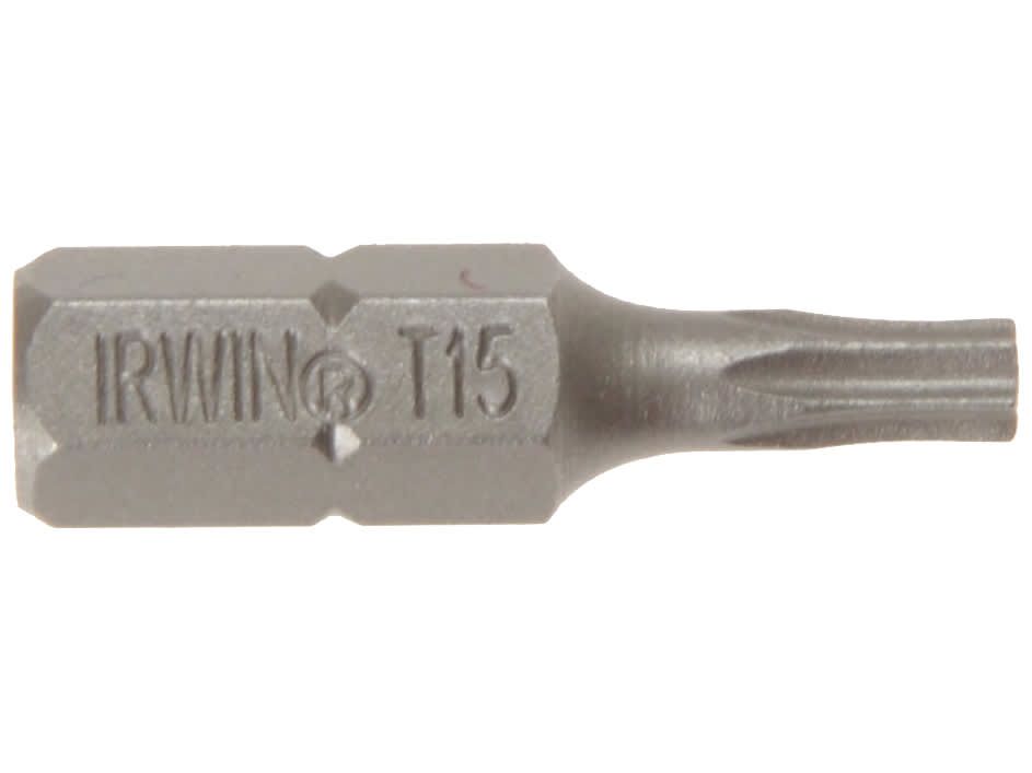 IRWIN IRW10504352 TORX Insert Bits TX15 25mm (Pack 10)
