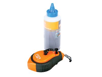 Bahco BAHCLSET Blue Chalk, Chalk Line &amp; Line Level Set