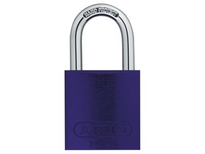 ABUS Mechanical ABUKA45242 72/40mm Aluminium Padlock Violet Keyed Alike TT04072