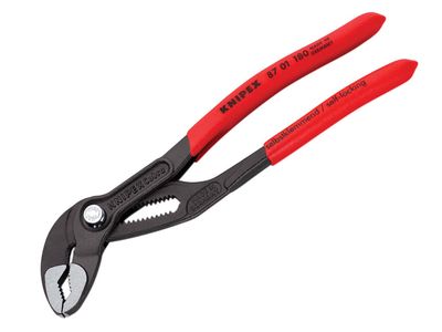 Knipex KPX8701180 Cobra Water Pump Pliers PVC Grip 180mm